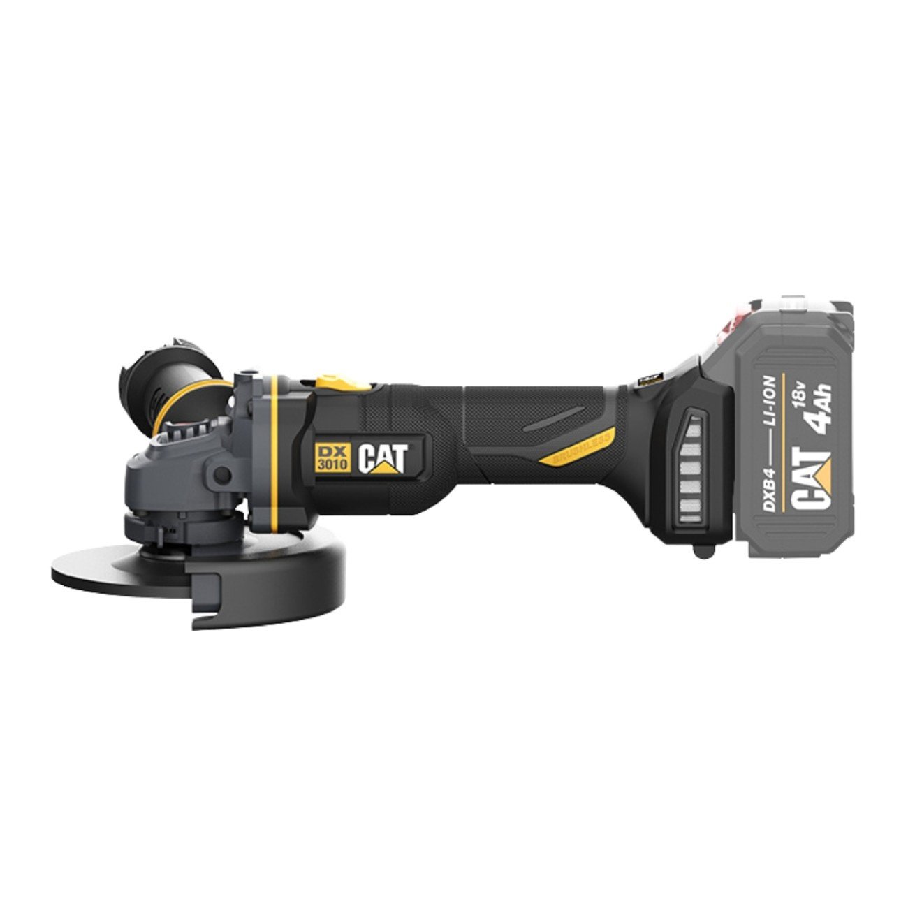 CAT Solo Γωνιακός τροχός 125mm ρυθμ. brushless 18V DX3010B