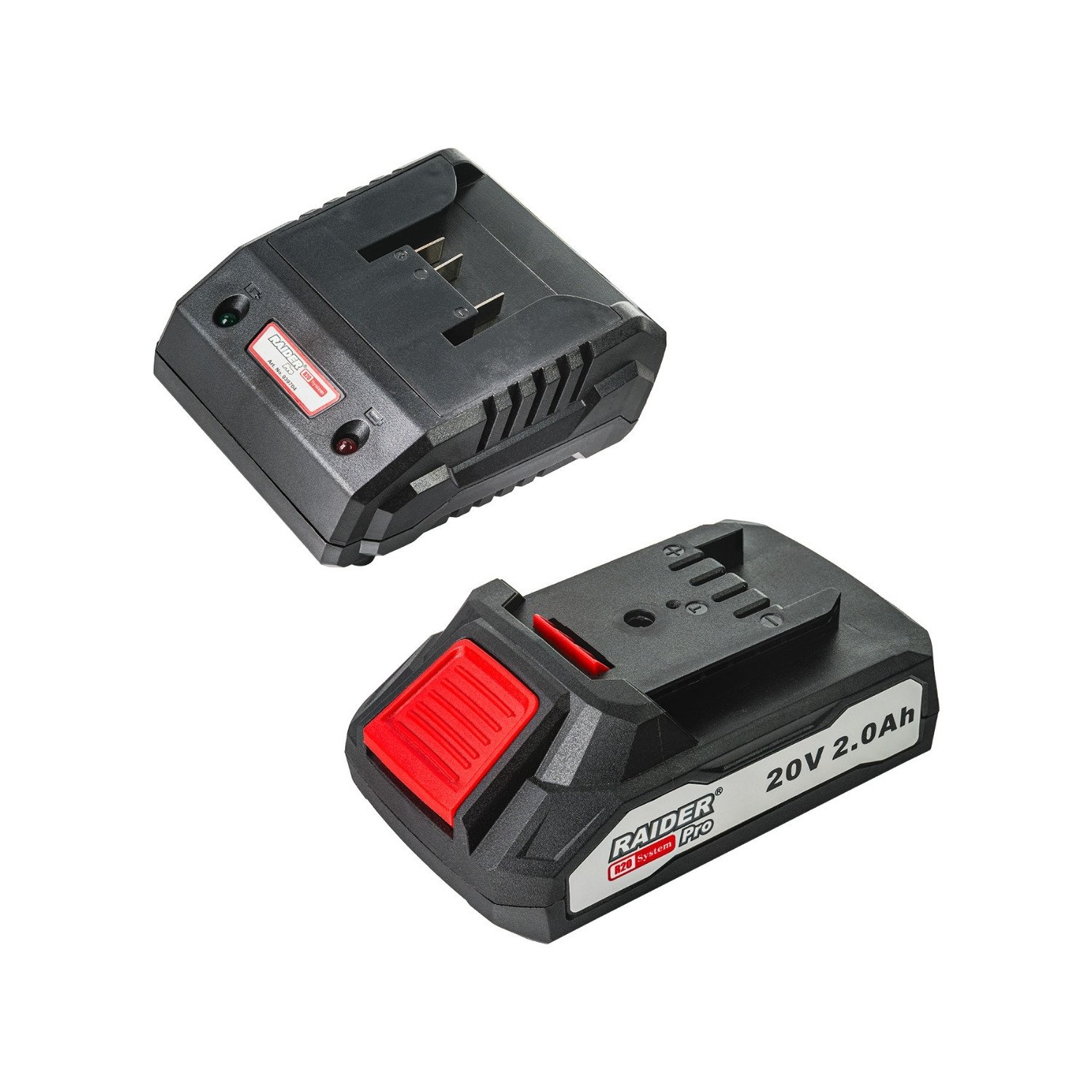 RAIDER R20 Φορτιστής & μπαταρία Li-ion 20V 2Ah/1h RDP-R20 032120