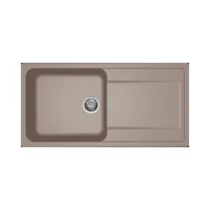 Νεροχύτης κουζίνας LIFE 480 Tortora 43 ELLECI 100x50cm