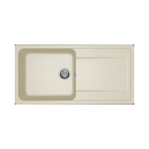 Νεροχύτης κουζίνας LIFE 480 Bianco Antico 62 ELLECI 100x50cm