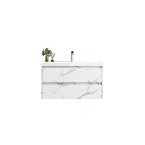 Βάση PVC με δύο συρτάρια και νιπτήρα Marble IVA 100 KARAG 100x50x45cm