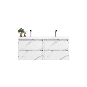 Βάση PVC με δύο συρτάρια και νιπτήρα Marble IVA 120 KARAG 100x47x51cm