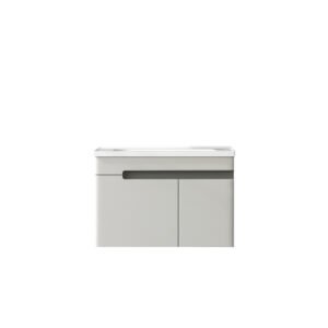 Βάση PVC με δύο πόρτες και νιπτήρα Light Grey NESSE 60 KARAG 60x47x50cm