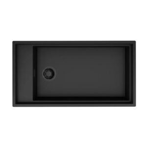 Νεροχύτης κουζίνας DIALOGO 360 Black 86 ELLECI 86x46cm
