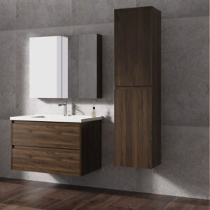 DYMA Κρεμαστή Στήλη Μπάνιου Chestnut 350x300x1400mm KARAG