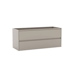 DYMA 120 Έπιπλο Μπάνιου 120cm Chestnut με 2 Συρτάρια & Νιπτήρα KARAG