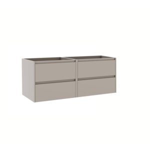 DYMA 120 Έπιπλο Μπάνιου 120cm Chestnut με 4 Συρτάρια & Νιπτήρα KARAG