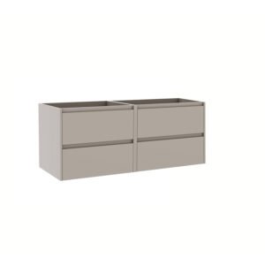 DYMA 120 Έπιπλο Μπάνιου 120cm Walnut Brown με 4 Συρτάρια KARAG