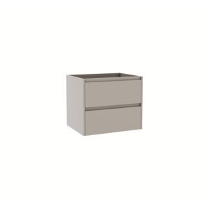 DYMA 60 Έπιπλο Μπάνιου 60cm Walnut Brown με 2 Συρτάρια KARAG